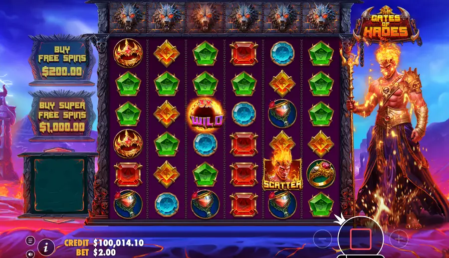 A wild carrying a 3x value on the third reel